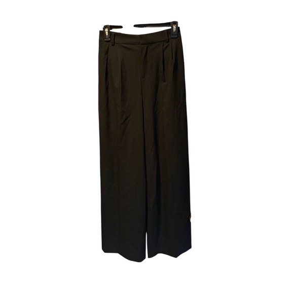 Nordstrom Open Edit High Waist Wide Leg Trousers in Black XS - Picture 1 of 6